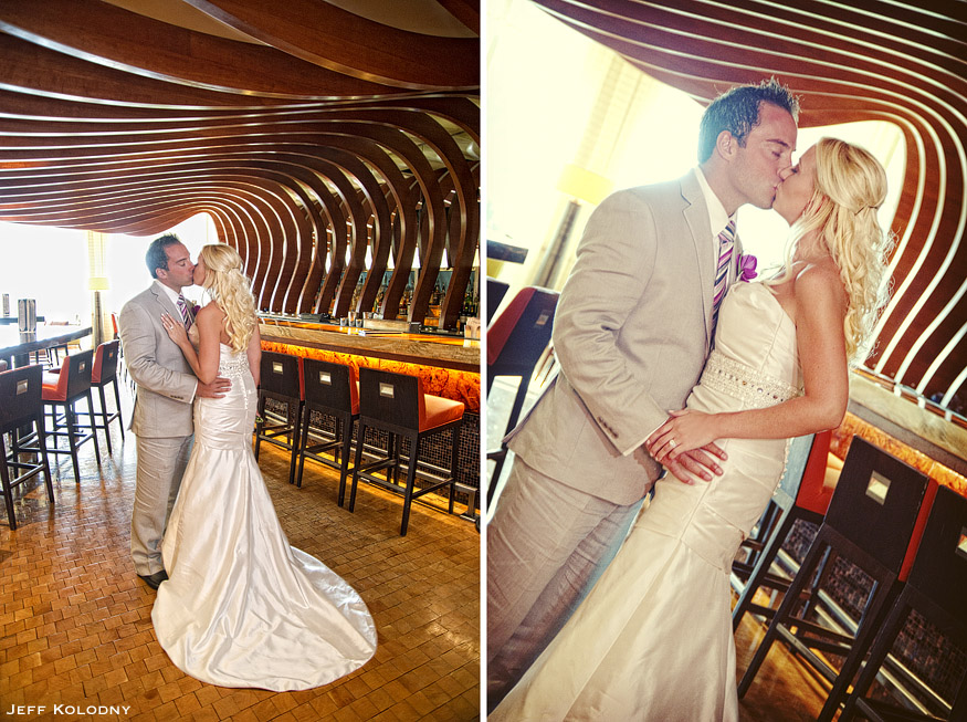 Bride and Groom at the Marco Island Marriott.