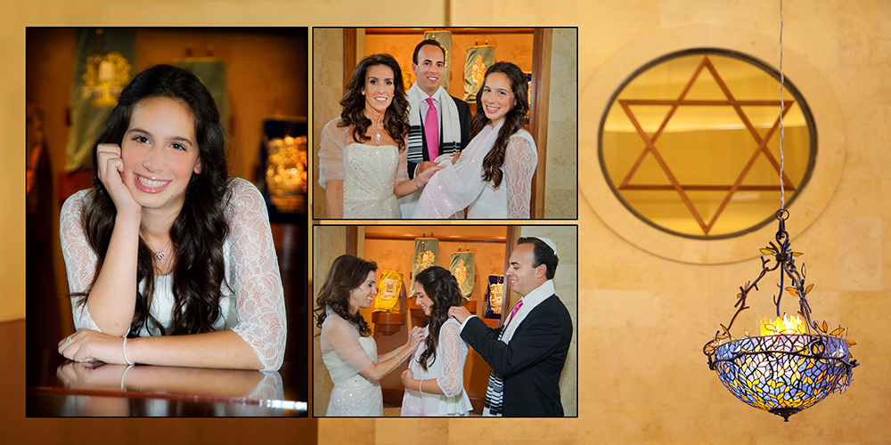 Bat Mitzvah temple photos shot in Parkland Florida.